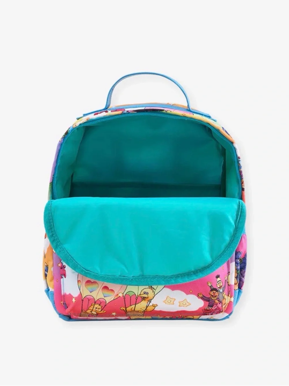 Posh Peanut Multicolor Care Bears x Sesame Friends Kids Mini Backpack